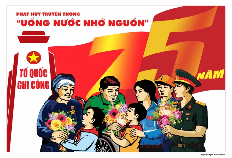 BÀI TUYÊN TRUYỀN KỶ NIỆM 77 NĂM NGÀY THƯƠNG BINH - LIỆT SỸ (27/7/1947-27/7/2024)